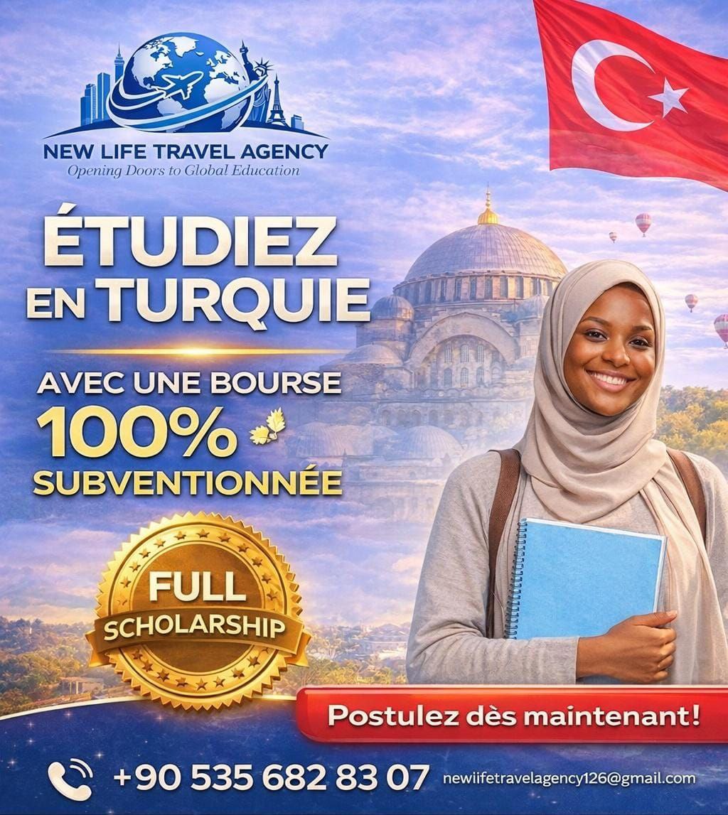 Bourses Turquie 2026 NEW LIFE